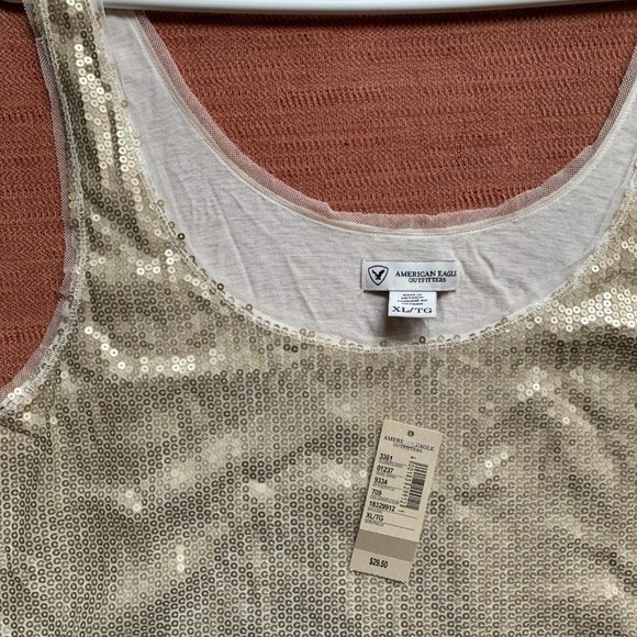 sequin tank top american eagle - Picture 7 of 8